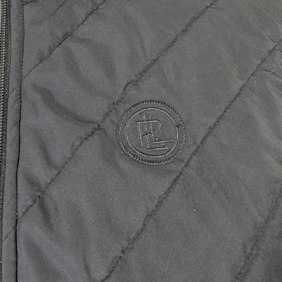 Lauren Ralph Lauren Sweatsuit Women Size 2X Black Quilted Jacket Mock Neck - Picture 3 of 11